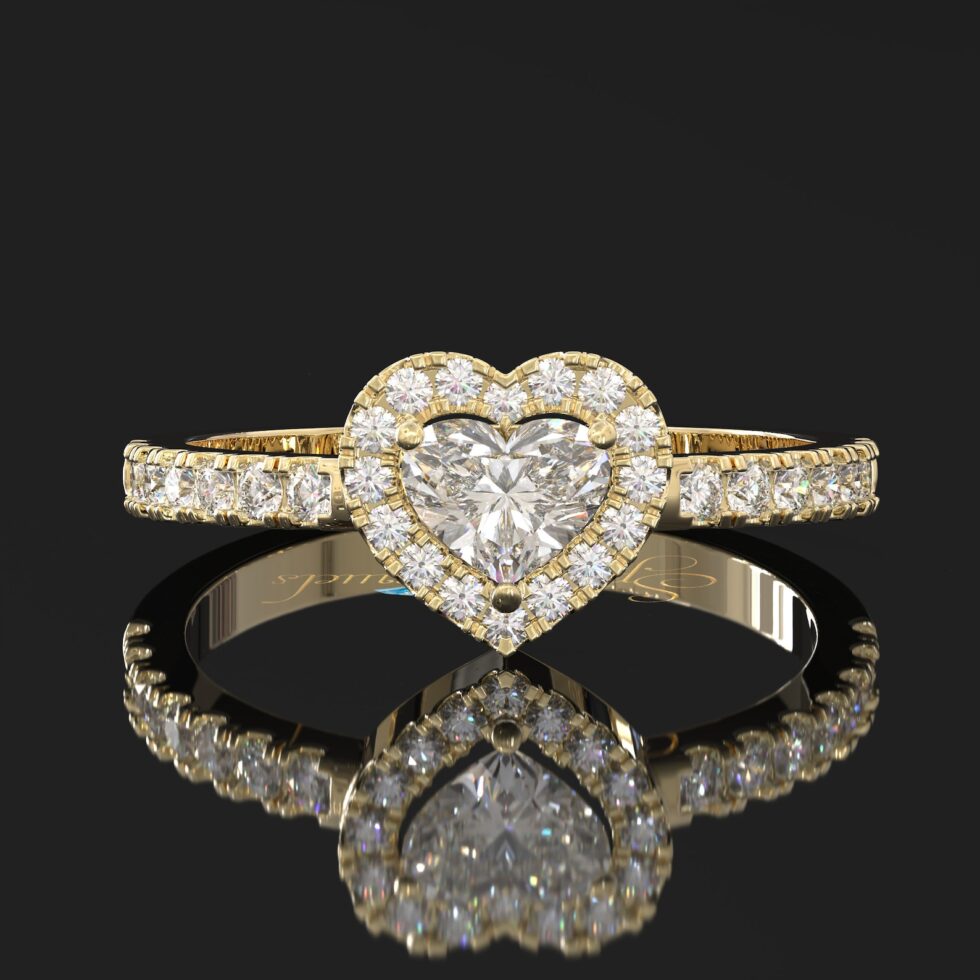 Heart Engagement Ring